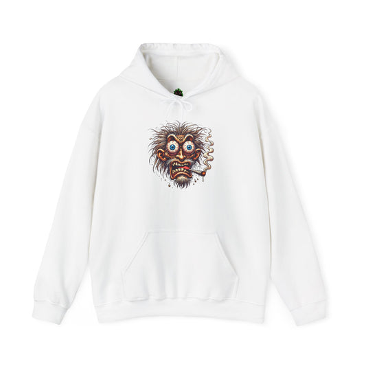 Hoodie — Freaky Monster Face Graphic Pullover