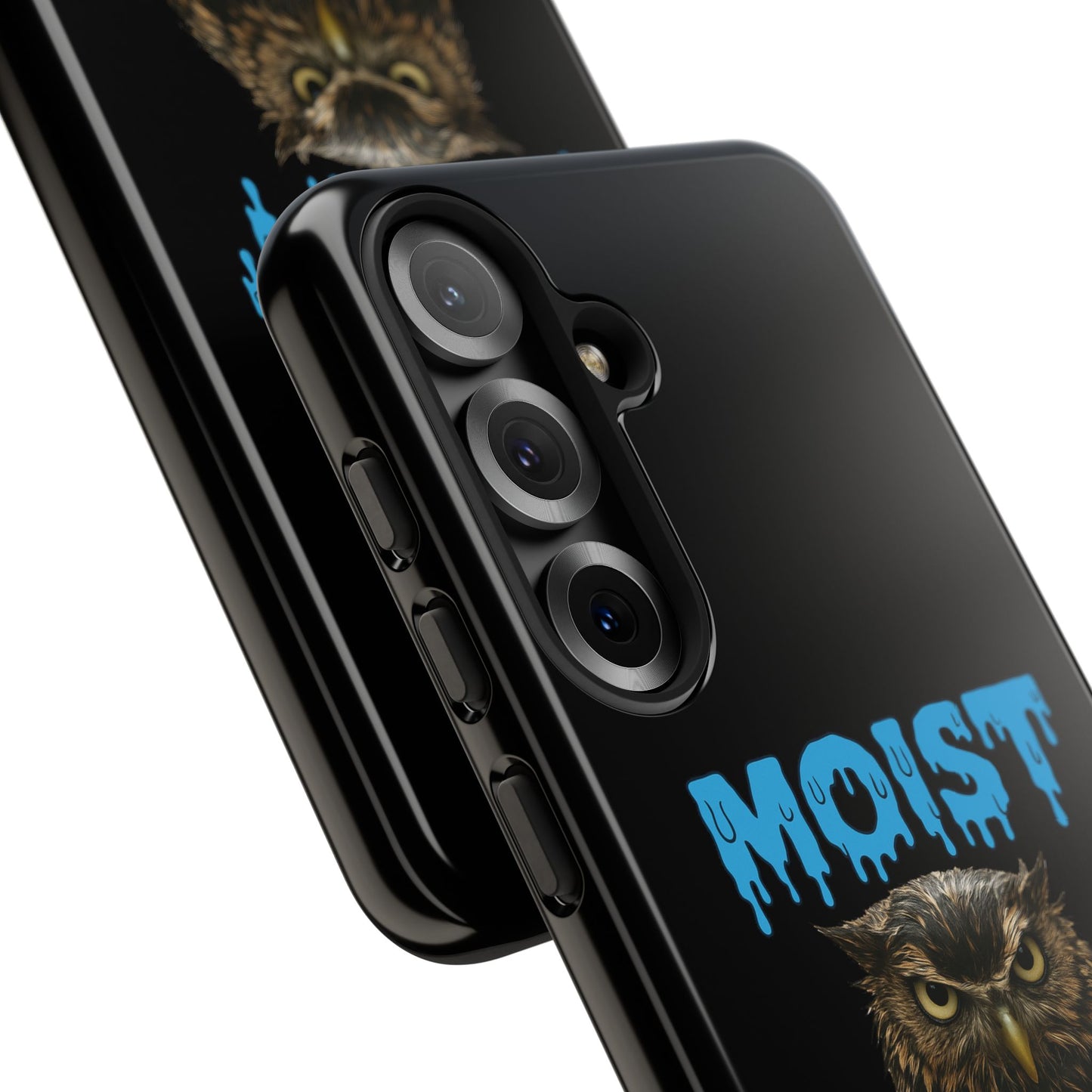 Moist Owlette Phone Case — Funny Owl Graphic Protective Case
