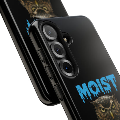 Moist Owlette Phone Case — Funny Owl Graphic Protective Case