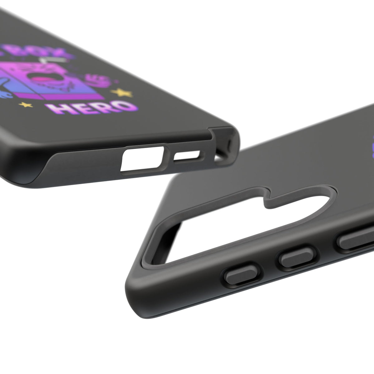 Phone Case — 'Juice Box Hero' Cute Cartoon Protective Cover