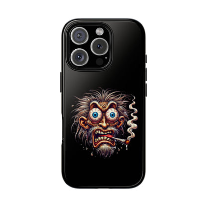 Phone Case — Wild Cartoon Monster Smoking Design