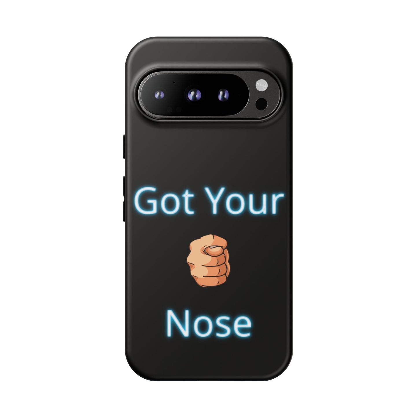 Got Your Nose Phone Case — Funny Neon Fist Design