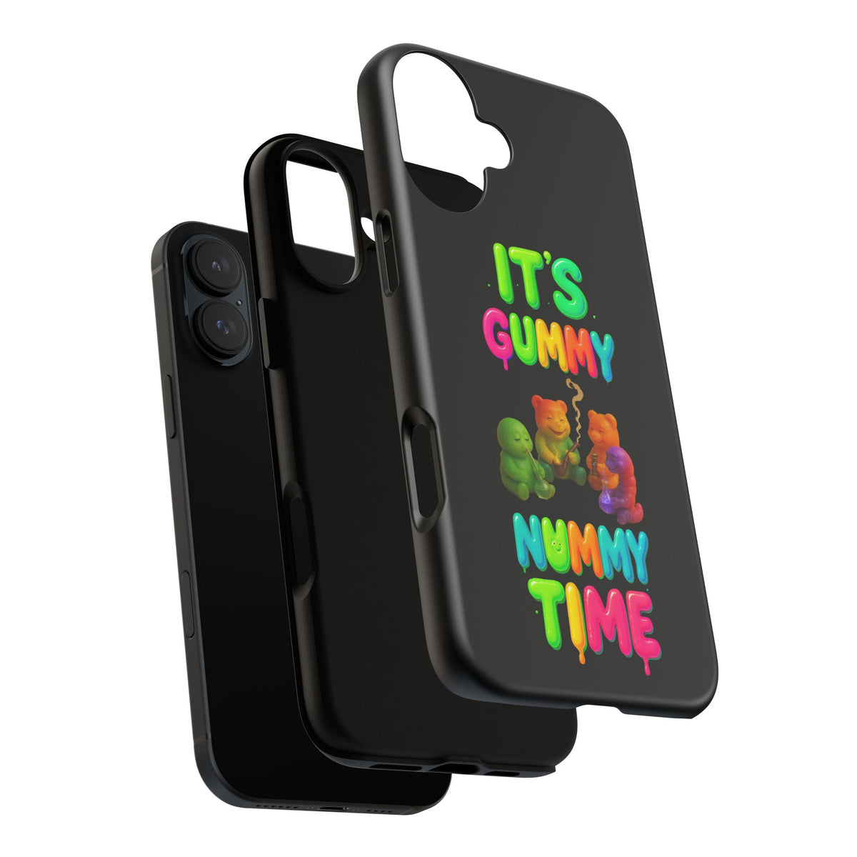 It's Gummy Nummy Time Phone Case — Colorful Gummy Bears Protective Case