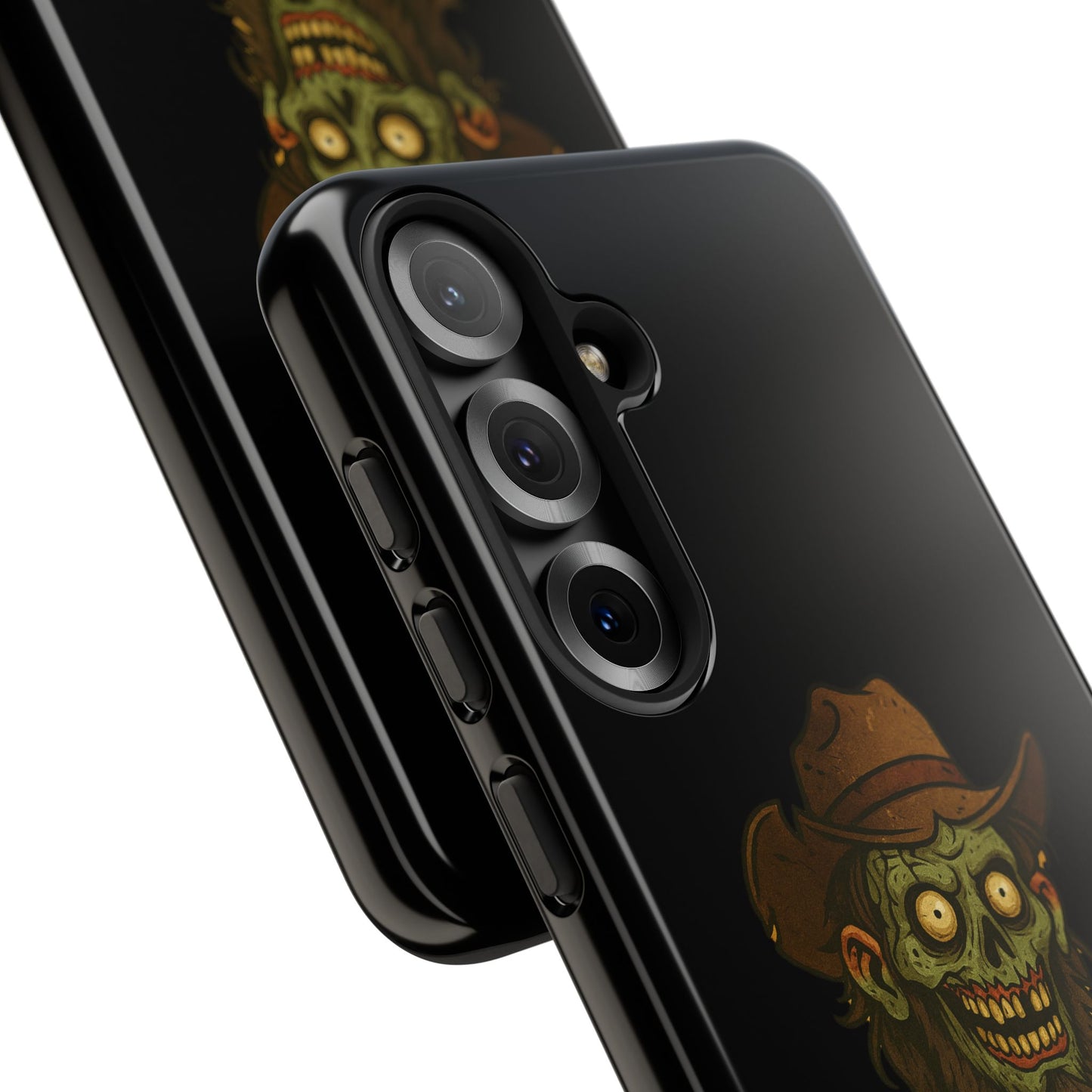 Zombie Cowboy Phone Case — "Ain't No Grave Gonna Hold This Yeehaw" Protective iPhone Cover
