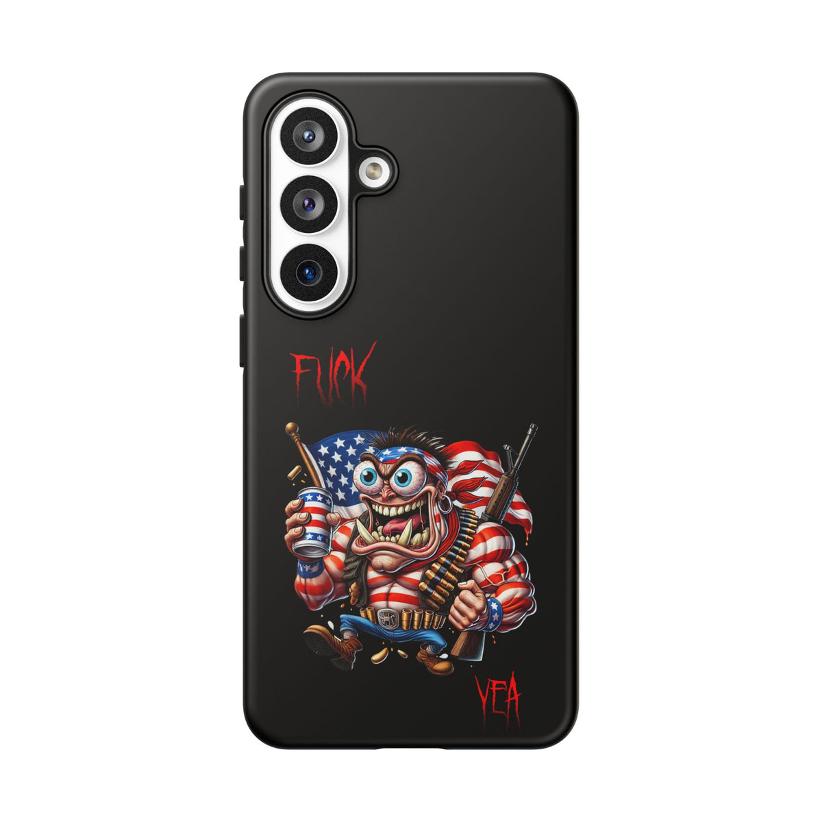 Patriotic Madman Phone Case — 'Funk Yea' USA Flag Tough Case