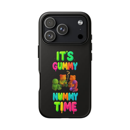 It's Gummy Nummy Time Phone Case — Colorful Gummy Bears Protective Case