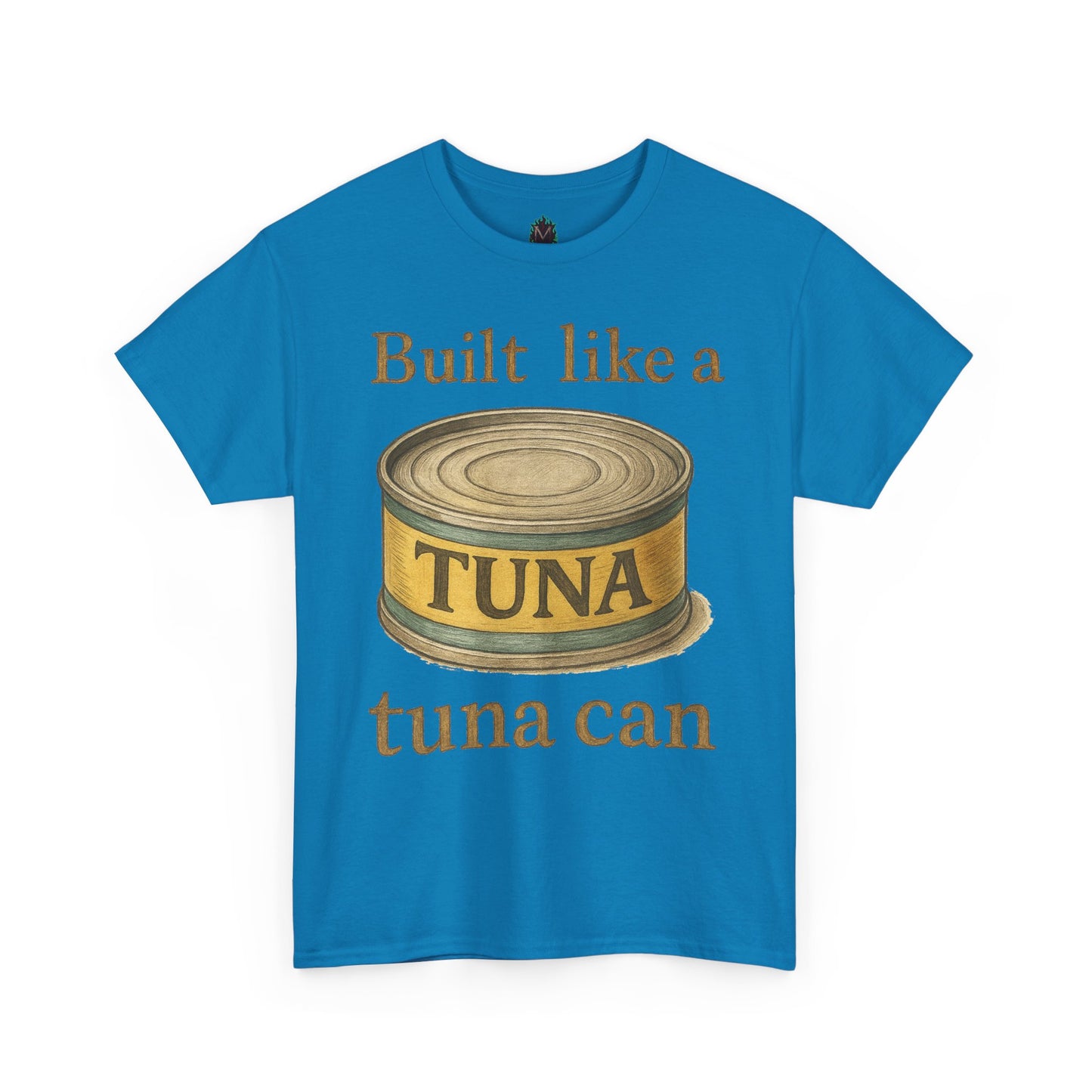 Built Like a Tuna Can T-Shirt | Tuna Can Graphic Tee