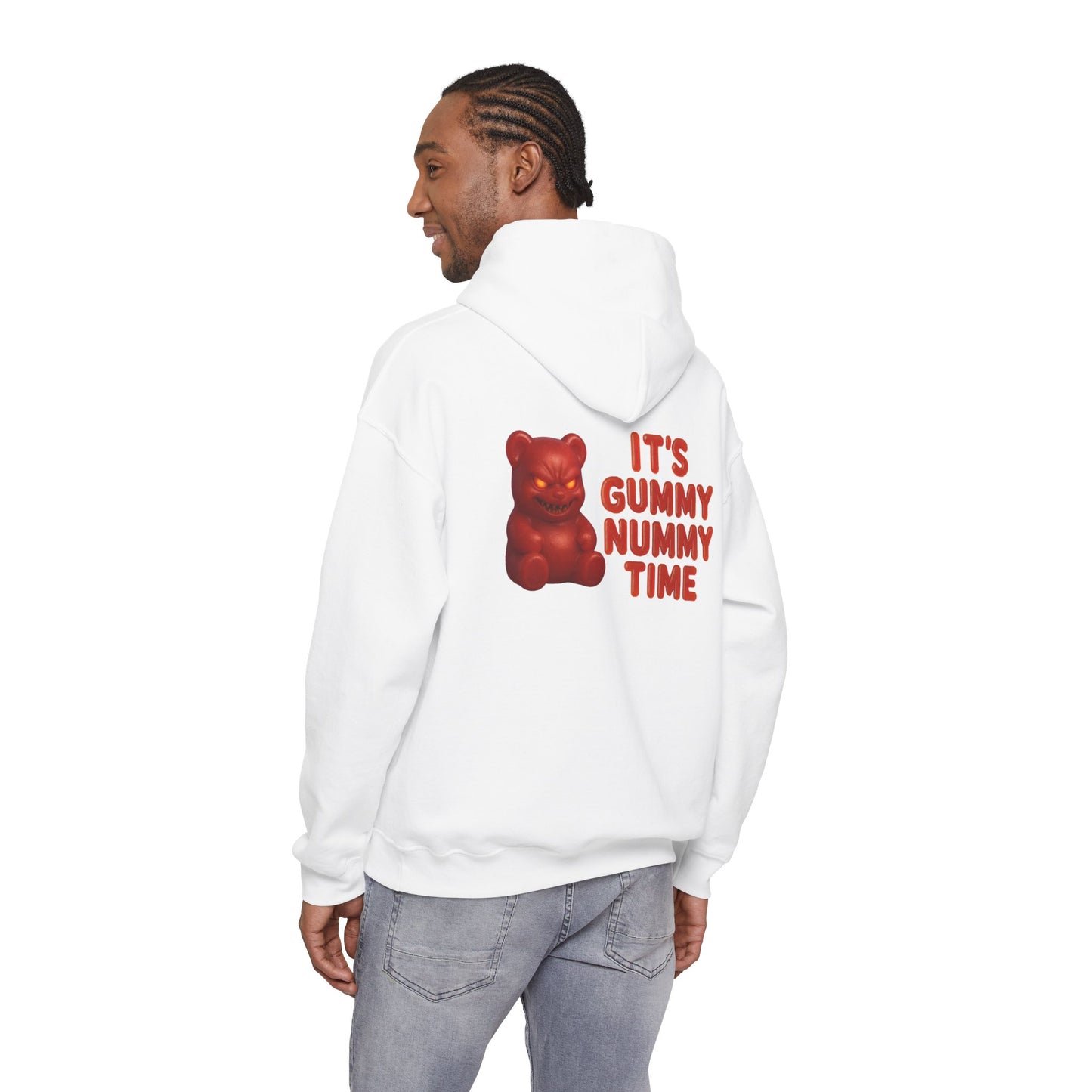 Hoodie - "It's Gummy Nummy Time" Gummy Bear Graphic Pullover