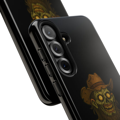 Zombie Cowboy Phone Case — "Ain't No Grave Gonna Hold This Yeehaw" Protective iPhone Cover
