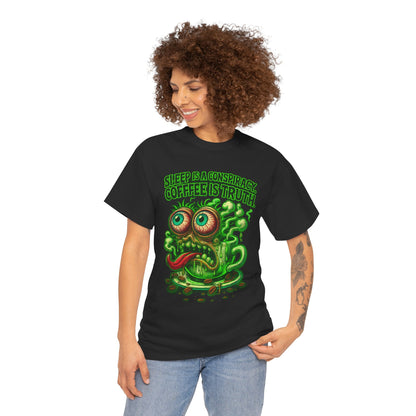 Sleep is a Conspiracy – Coffee is Truth T-Shirt
