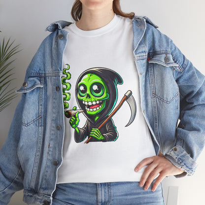 "Chillin' Reaper" Funny Cannabis T-Shirt