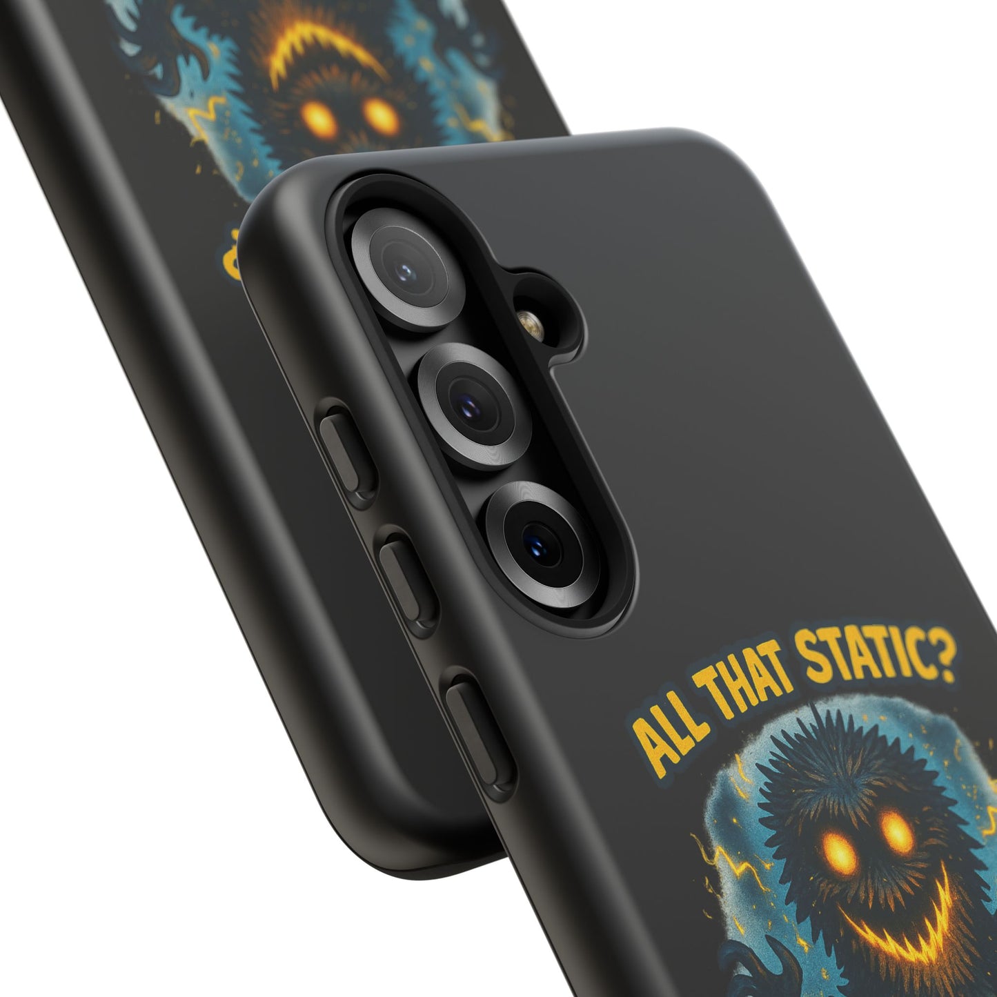 Phone Case — 'All That Static? That's Me Charging Up' Cute Monster Protective Case
