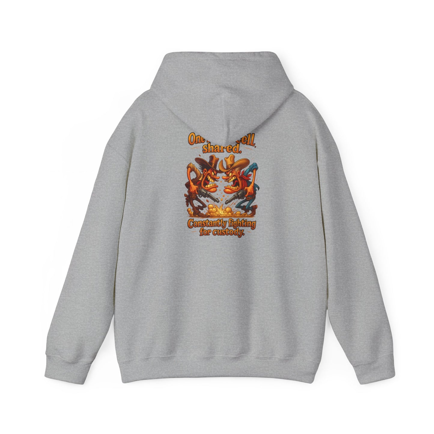 Vintage Crest Hoodie — Community Vibes Graphic Hooded Sweatshirt