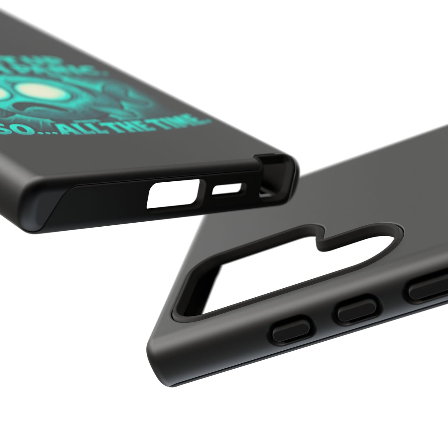 Phone Case — "I Light Up When I Panic" Glow Fish Anxiety Phone Case