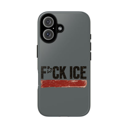 Phone Case - "F*CK ICE" Distressed Protest Design