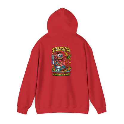 Twisted Fate Clown Hoodie – Retro Horror Skate Graphic Sweatshirt