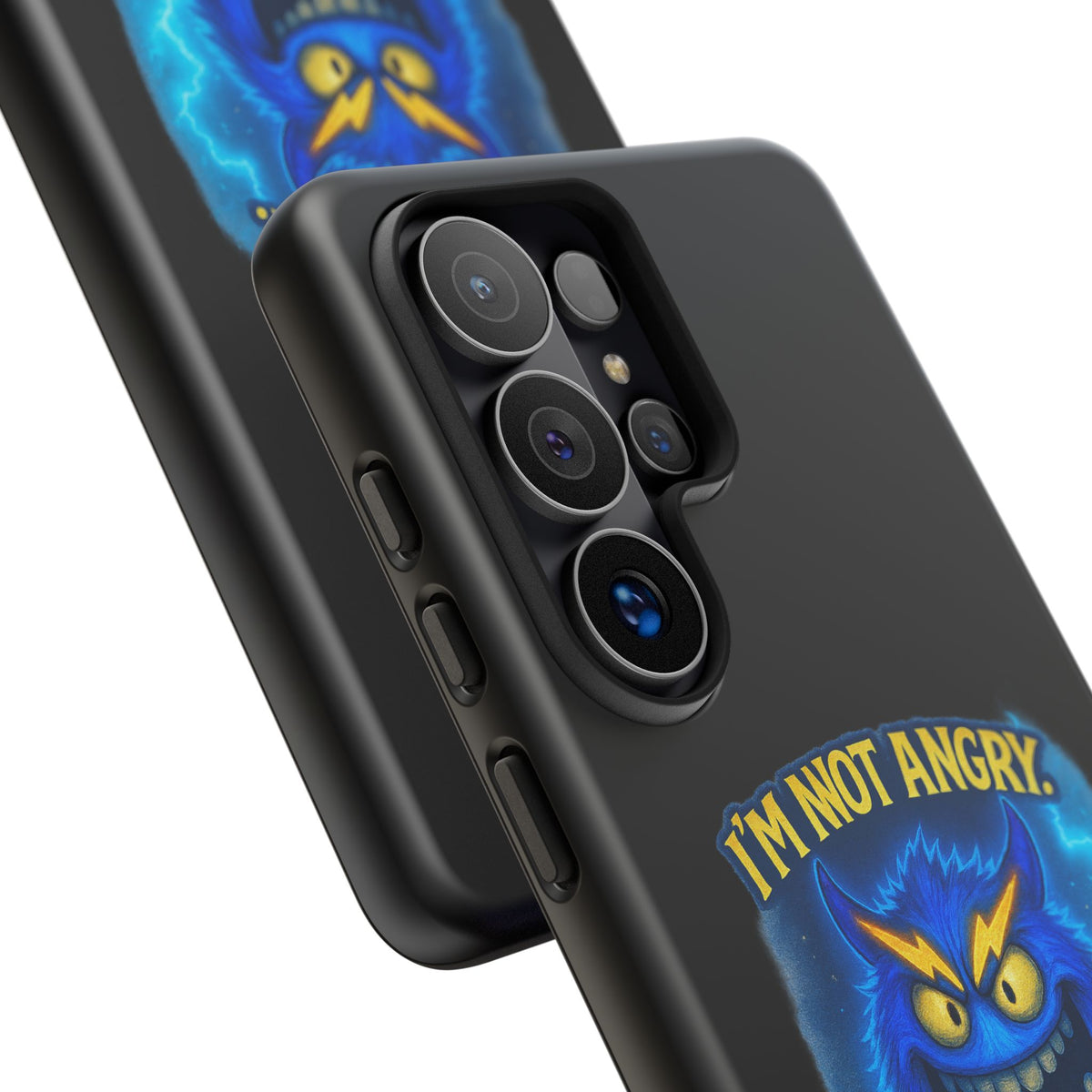 Phone Case - "I'm Not Angry, I'm Fully Charged" Electric Monster Protective Cover