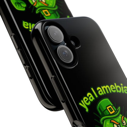 Phone Case – “Yea I Amebia, Amebia Your Face” St. Patrick’s Day Funny Amoeba Design