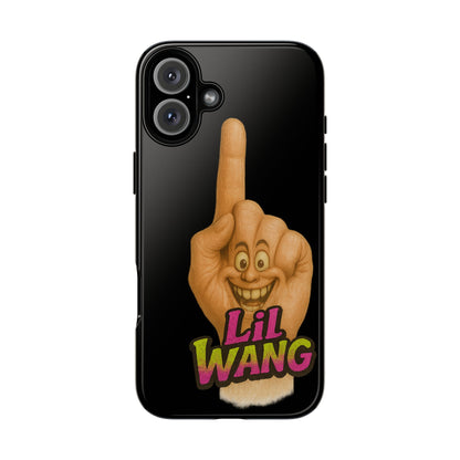 Phone Case — 'Lil Wang' Humorous Middle Finger Character Protective Cover