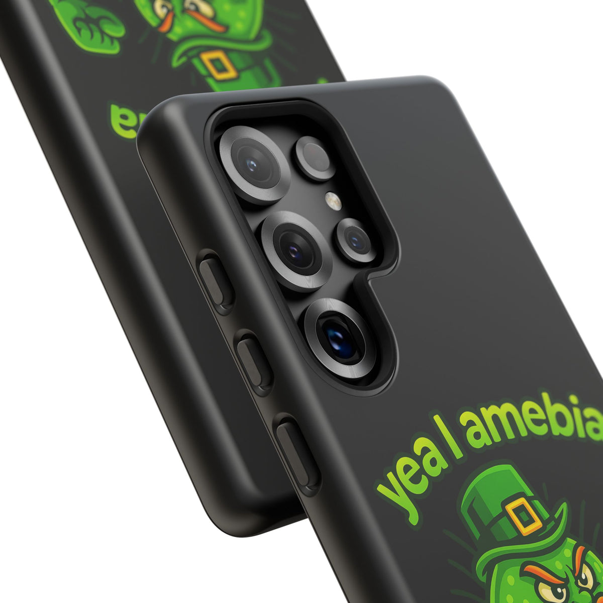 Phone Case – “Yea I Amebia, Amebia Your Face” St. Patrick’s Day Funny Amoeba Design