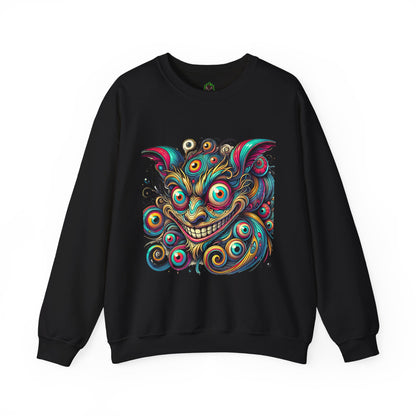 Demon Swirl Eyes Crewneck Sweatshirt
