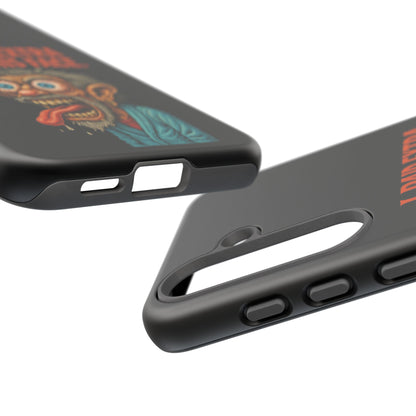 Funny ‘I Paid Extra For This Face’ Phone Case — Retro Horror Cartoon Design
