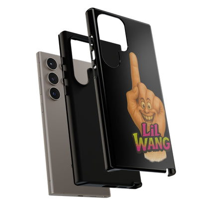 Phone Case — 'Lil Wang' Humorous Middle Finger Character Protective Cover