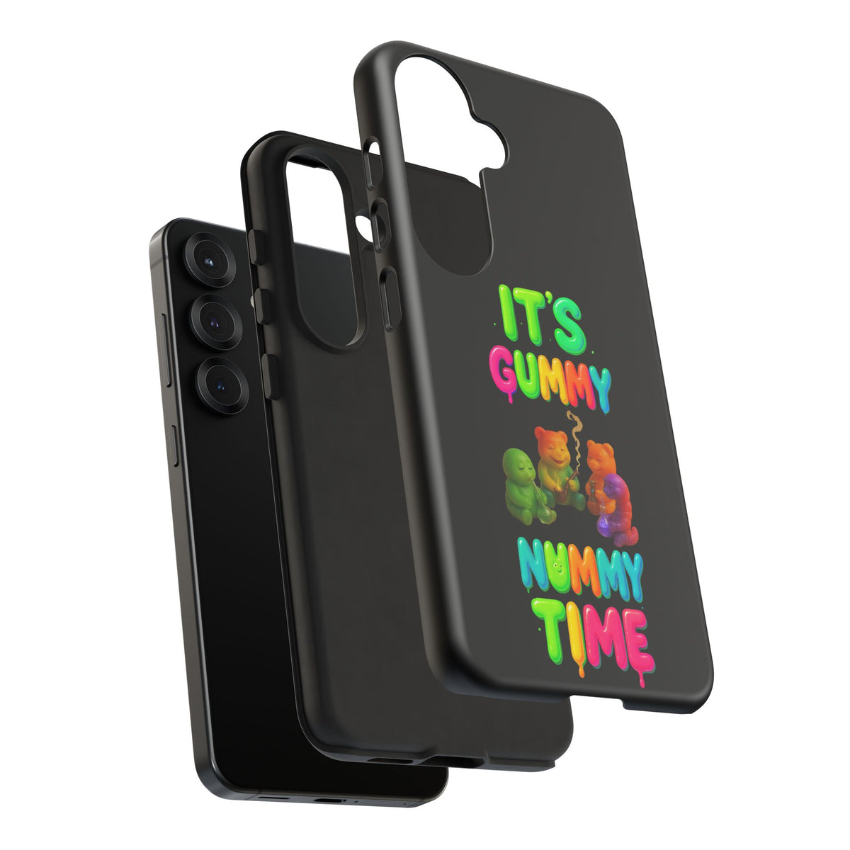 It's Gummy Nummy Time Phone Case — Colorful Gummy Bears Protective Case
