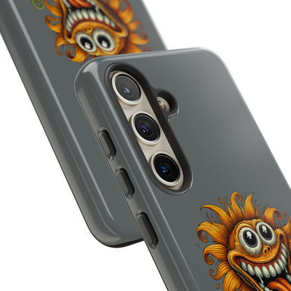 Funny Monster Sunflower Phone Case — "Photosynthesizing the Universe One Breakdown at a Time"