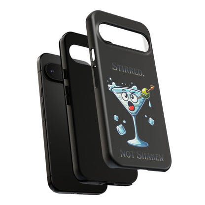 Stirred Not Shaken Phone Case — Funny Martini Cocktail Design