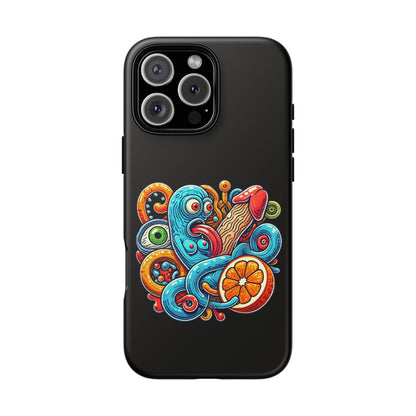 Octopus Surf Phone Case — Colorful Nautical Art Protective Phone Cover