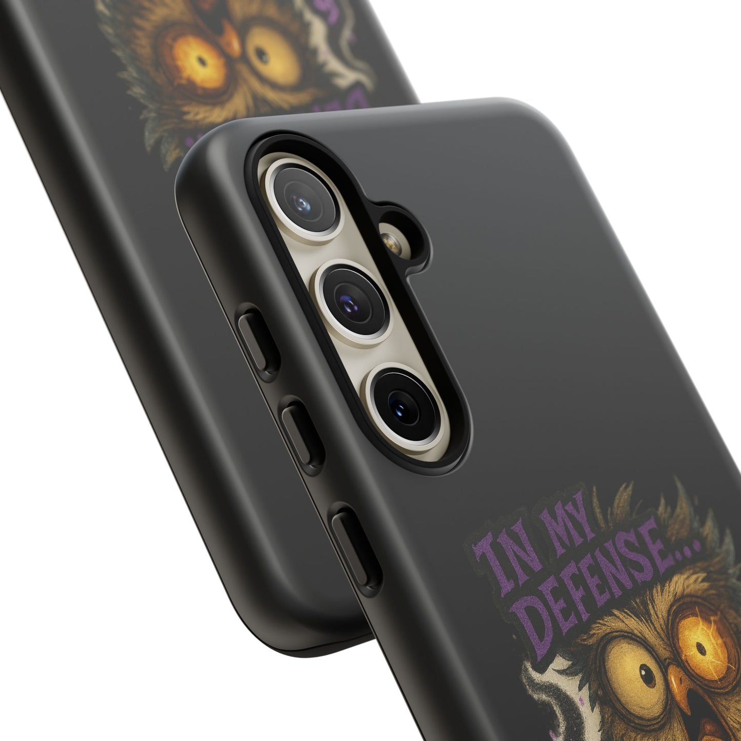 Phone Case — 'In My Defense… The Spell Did Work' Owl Witchy Protective Case