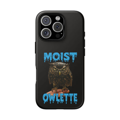 Moist Owlette Phone Case — Funny Owl Graphic Protective Case