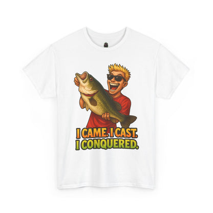 I Came I Cast I Conquered Fishing Tee | Bass Angler Shirt