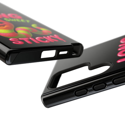 Phone Case — "Long Sweet Sticky" Cute Candy Snake Protective Case
