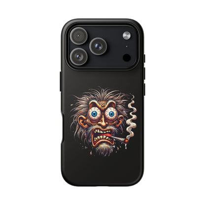 Phone Case — Wild Cartoon Monster Smoking Design