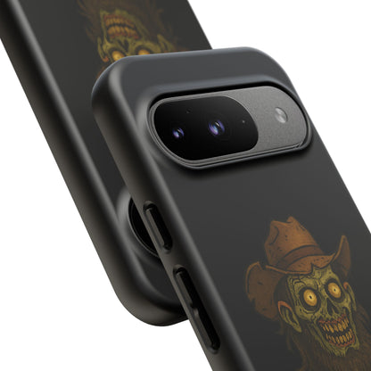 Zombie Cowboy Phone Case — "Ain't No Grave Gonna Hold This Yeehaw" Protective iPhone Cover