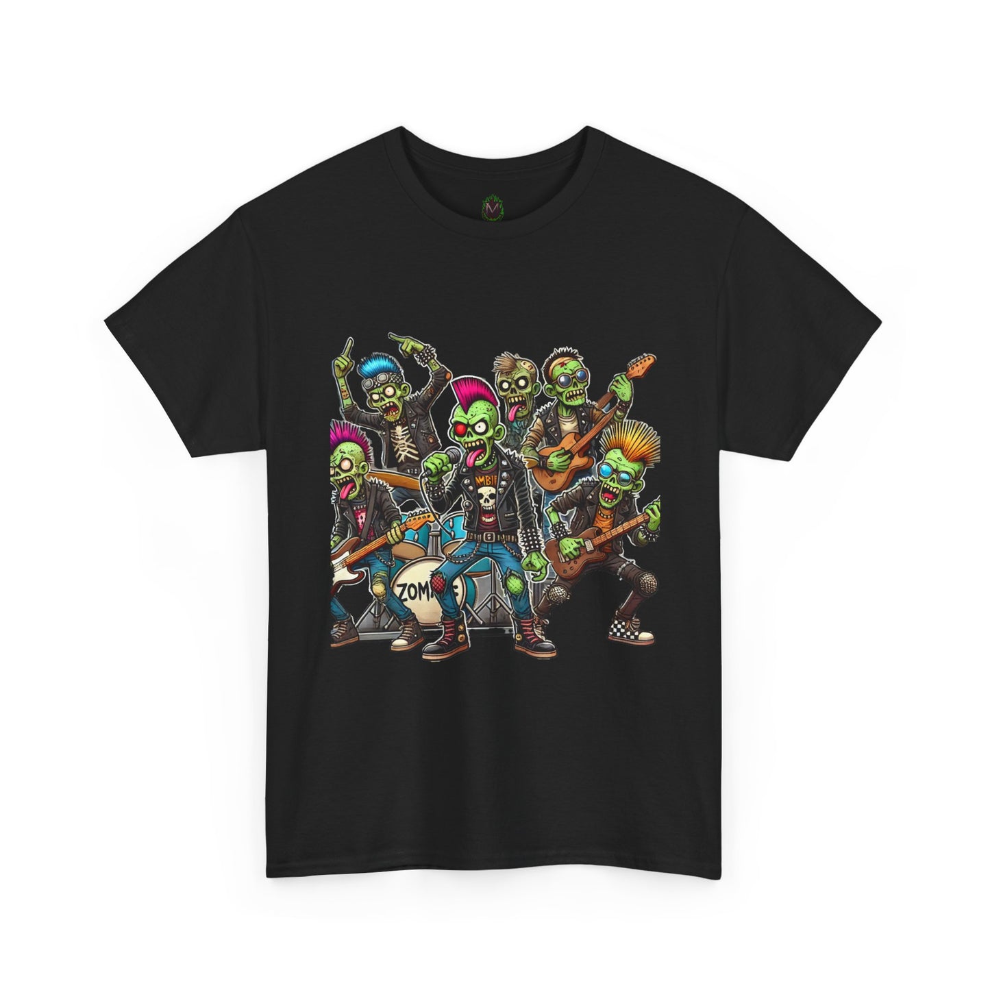 Zombie Rock Band T-Shirt — Funny Halloween Concert Tee