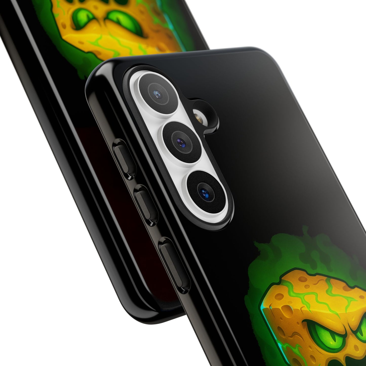 Phone Case — 'Smell That? It's Fear.' Spooky Cheese Monster Protective Case