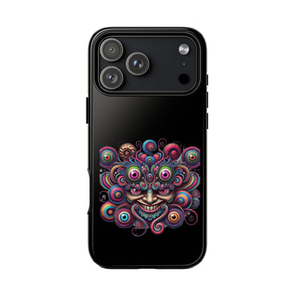 Psychedelic Smiling Eye Cluster Phone Case