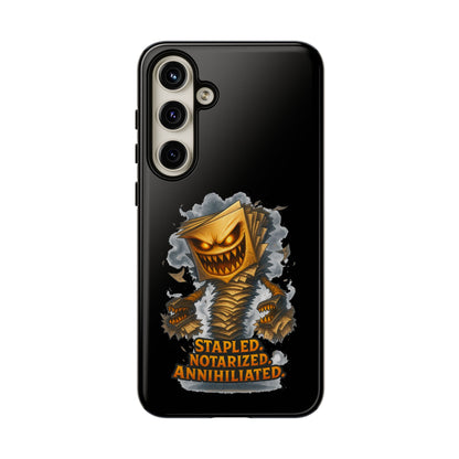 Phone Case — Stapled, Notarized, Annihilated Lightning-Fast Protective Case