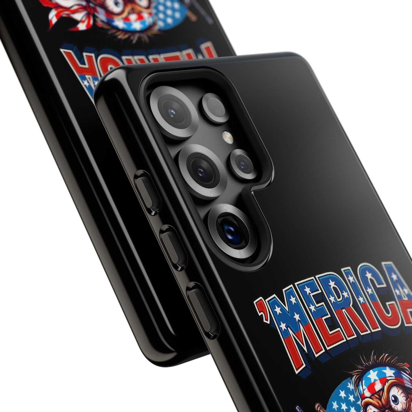 'MERICA Patriotic Phone Case — American Flag Madman Design