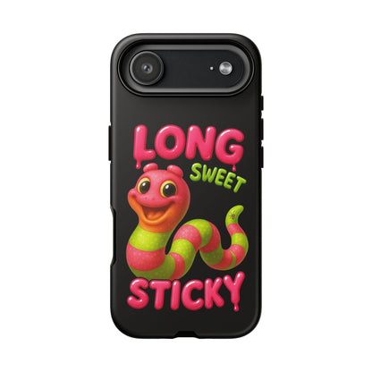 Phone Case — "Long Sweet Sticky" Cute Candy Snake Protective Case