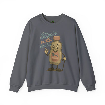 Slippin' Outta Trouble Crewneck