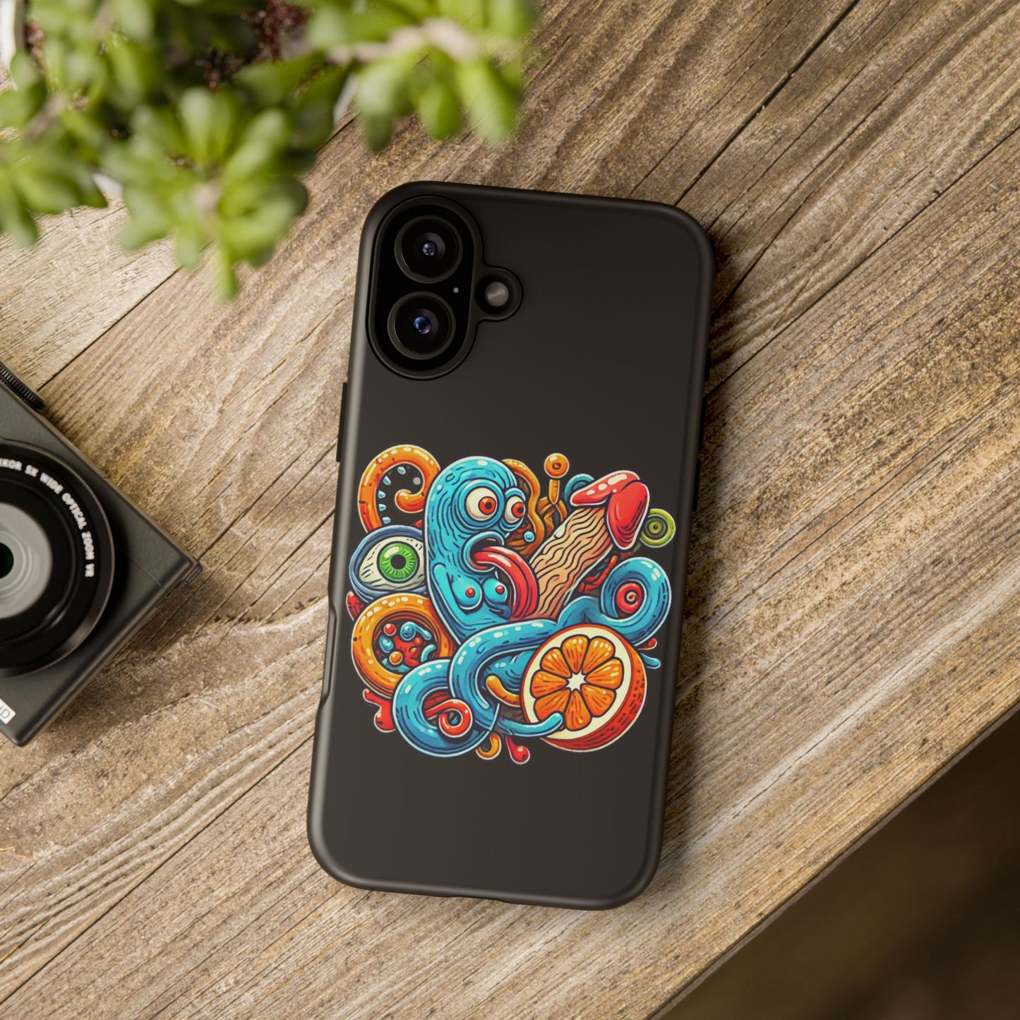 Octopus Surf Phone Case — Colorful Nautical Art Protective Phone Cover