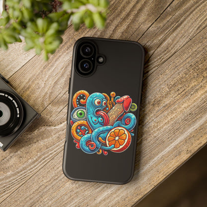 Octopus Surf Phone Case — Colorful Nautical Art Protective Phone Cover