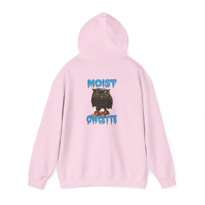 Owl Graphic Hoodie – “Must Owelette” Retro Drip Design