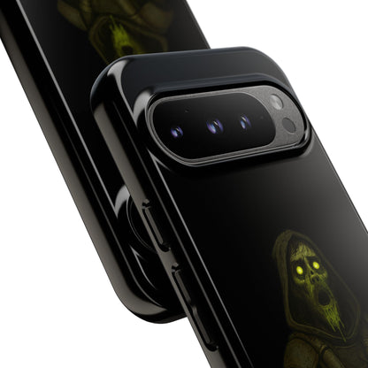 Phone Case — 'Toxic? Nah, Just Prophetically Unpleasant' Neon Grim Reaper Protective Cover