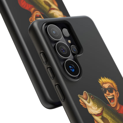 Fishing Phone Case — "I Came. I Cast. I Conquered." Graphic Bass Design