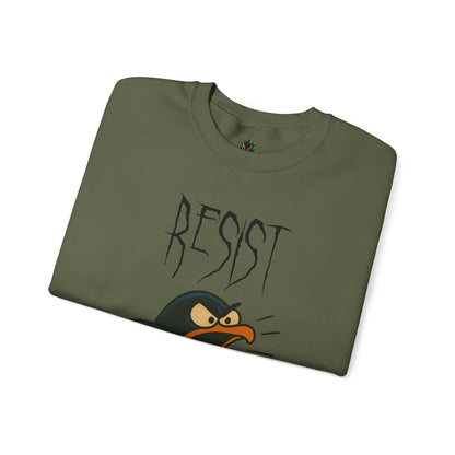Resist – Angry Penguin Crewneck Sweatshirt